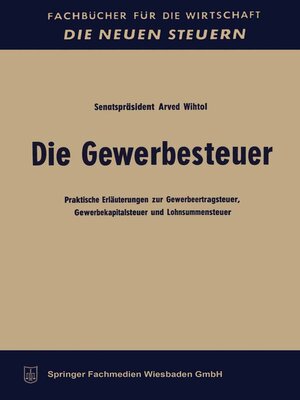 cover image of Die Gewerbesteuer
